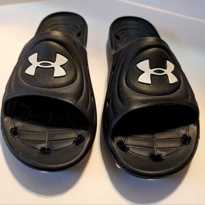 Men's Under Armour Black size 13 slides